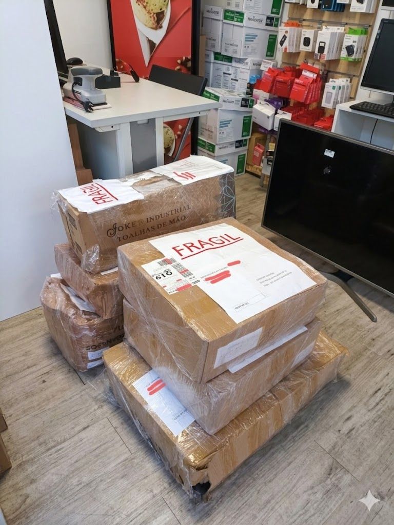 Receção de equipamentos para reparação em Portugal Continental